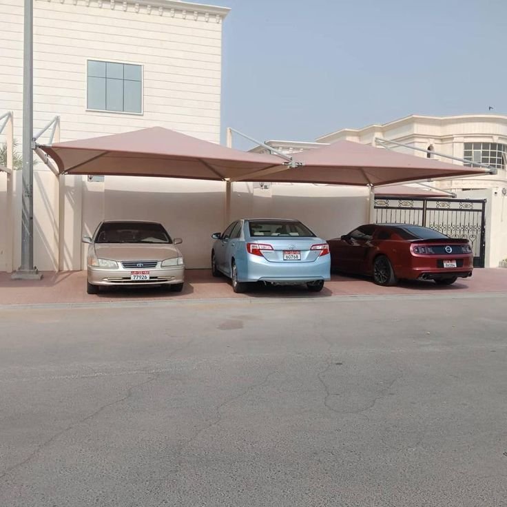 مظلات سيارات خارجية